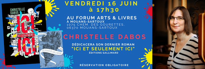 Entretien et dédicaces avec Christelle Dabos le 16 juin dans votre librairie Forum Arts & Livres.