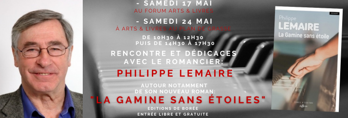 Rencontre et dédicaces avec Philippe LEMAIRE dans vos librairies Arts & Livres.