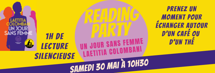 Reading Party - Laetitia Colombani 30 mai - Le Forum