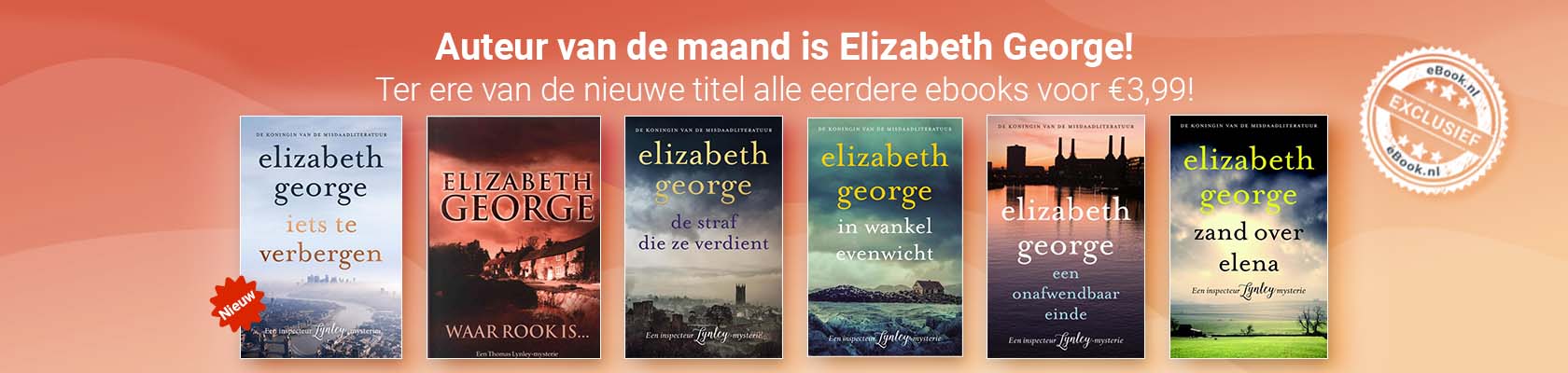 Auteur van de maand: Elizabeth George