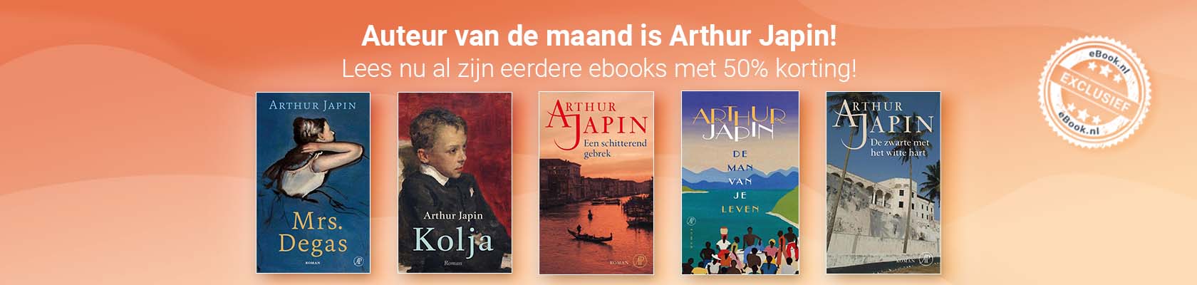 Auteur van de maand: Arthur Japin
