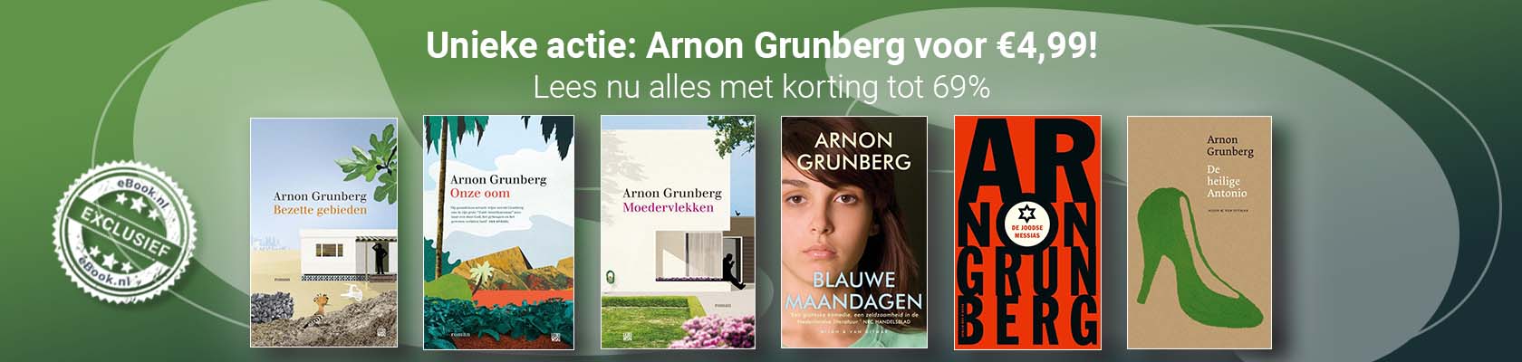 Unieke actie: Arnon Grunberg voor €4,99
