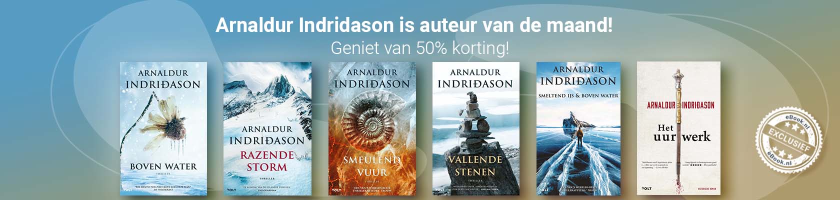 Auteur van de maand: Arnaldur Indridason