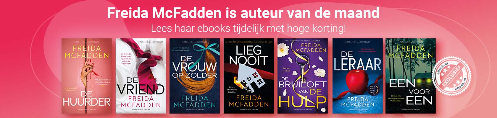 Auteur van de maand: Freida McFadden