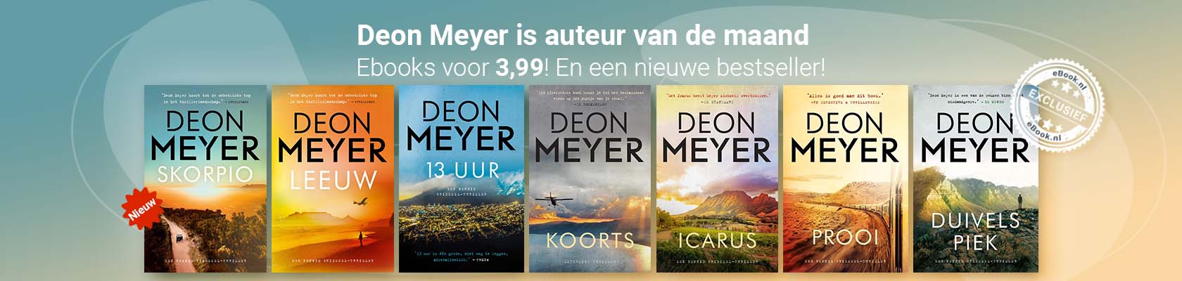 Auteur van de maand: Deon Meyer