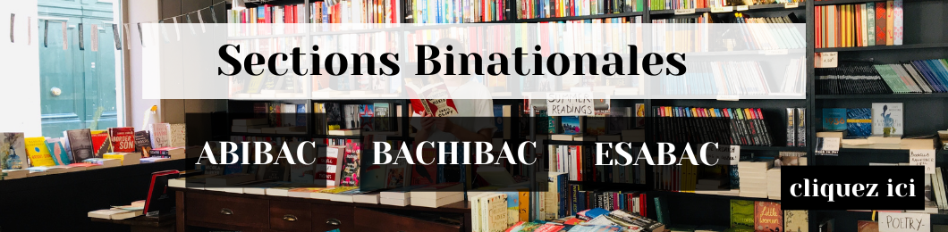 Sections binationales : franco-allemande, franco-espagnole, franco-italienne & internationale britannique