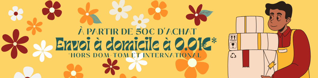 Envoi à domicile à 0.01€