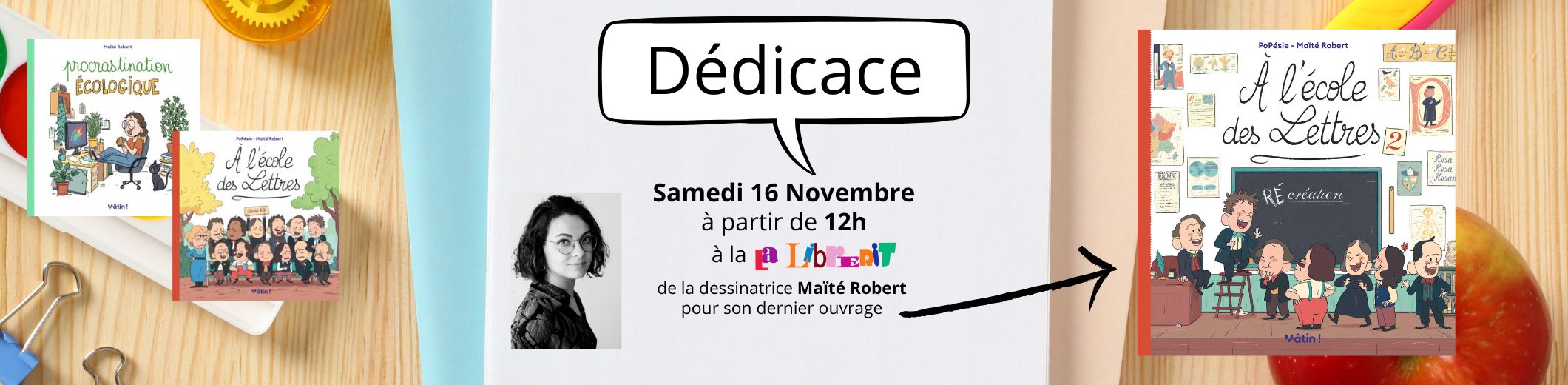 Dédicace de Maité Robert !