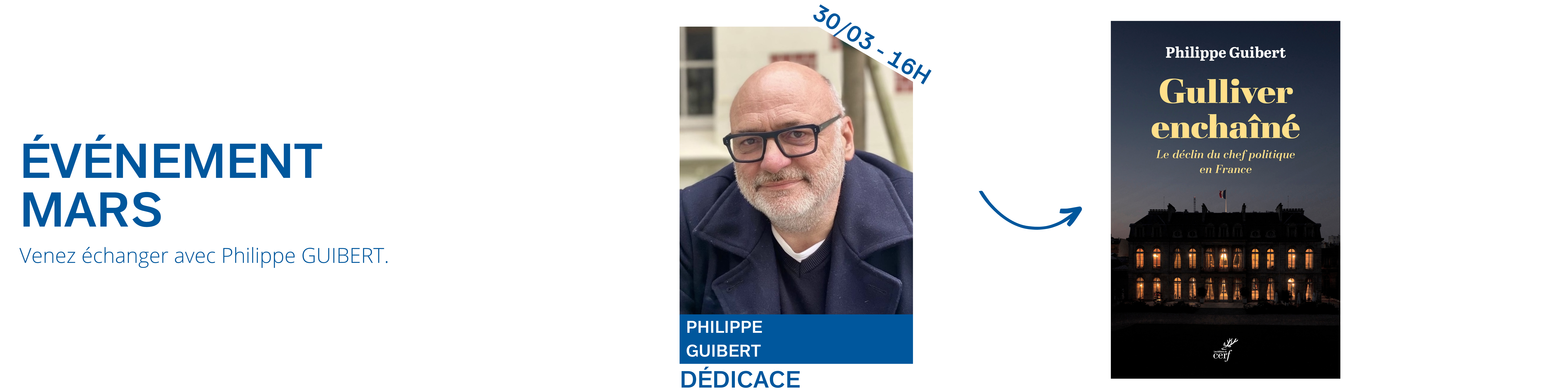 Dédicace avec Philippe Guibert