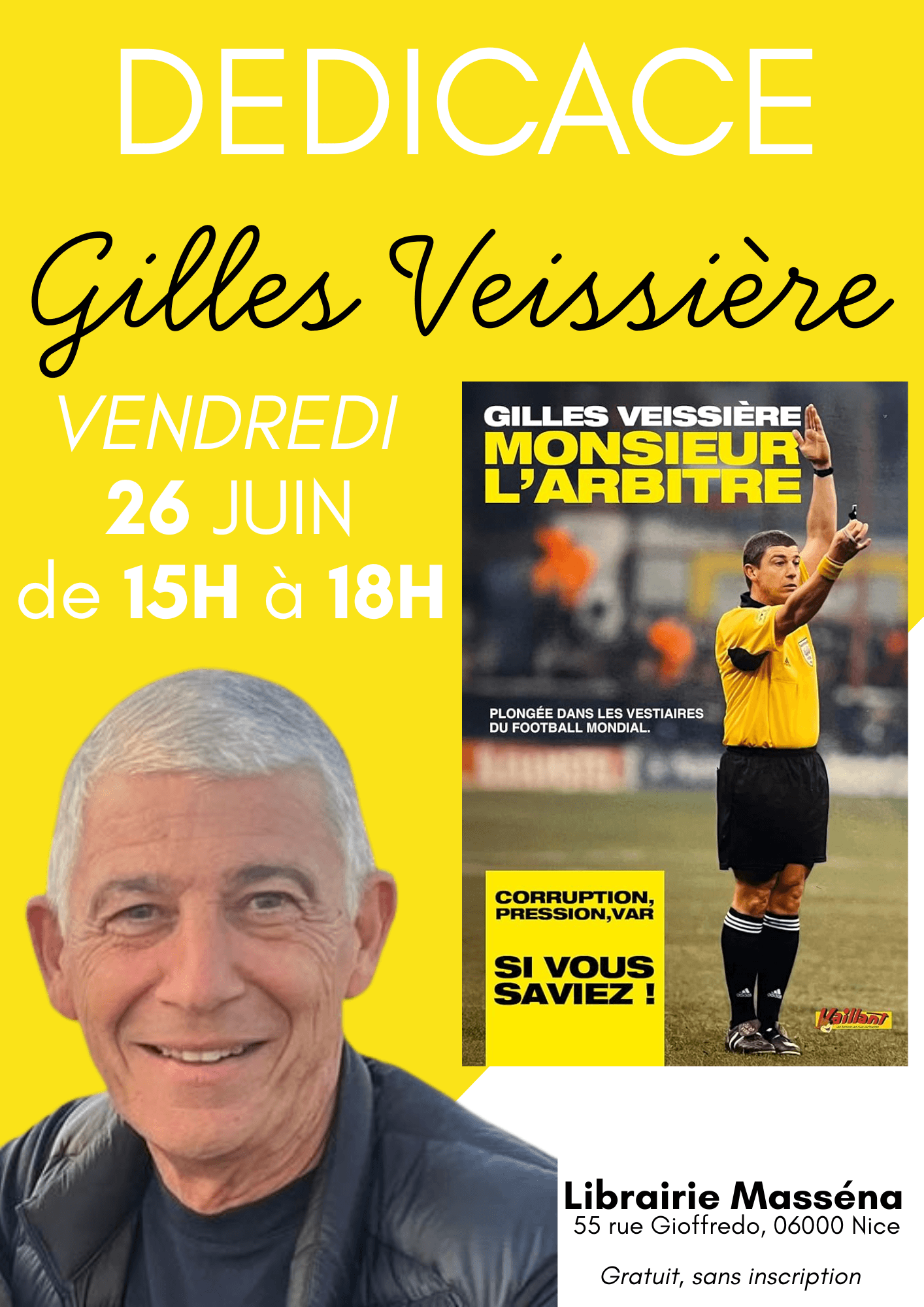 Dédicace Gilles Veissière