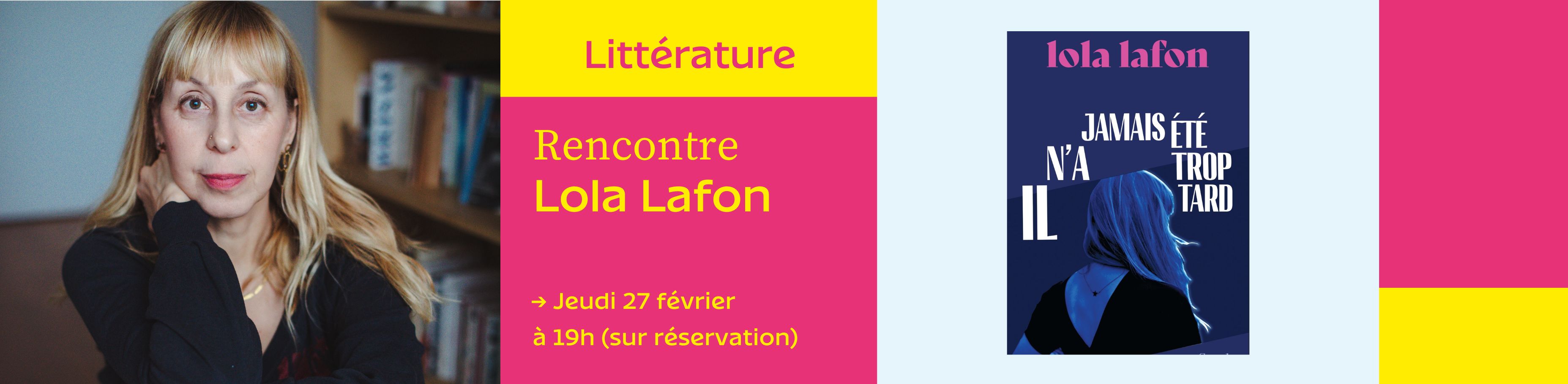 Rencontre avec Lola Lafon