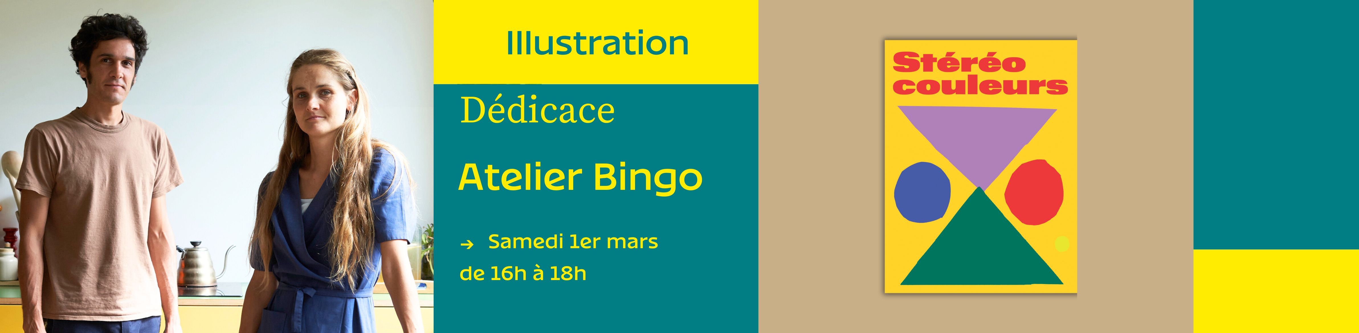 Dédicace de l'Atelier Bingo