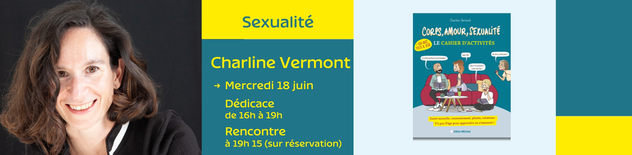 Dédicace et Rencontre avec Charline Vermont
