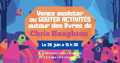 Activités manuelles autour des personnages de Chris Haughton !