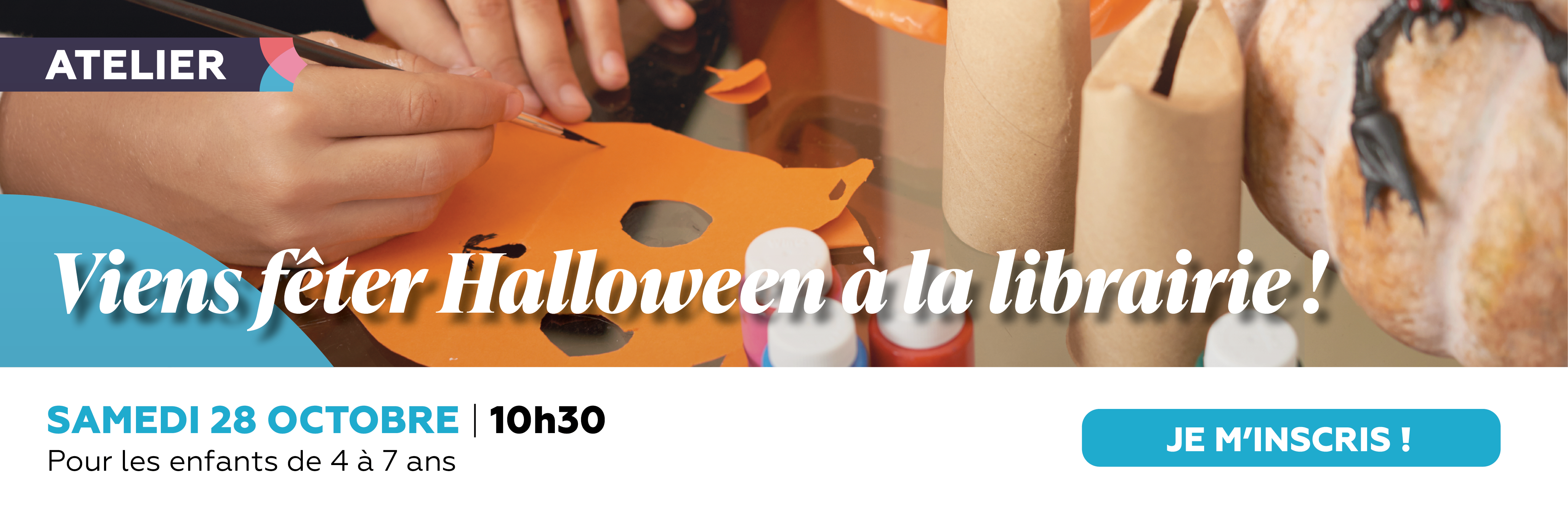 Viens fêter Halloween à la librairie !