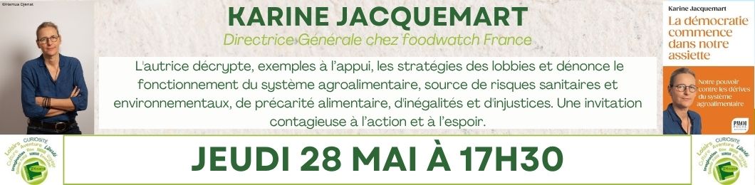 Rencontre avec Karine Jacquemart