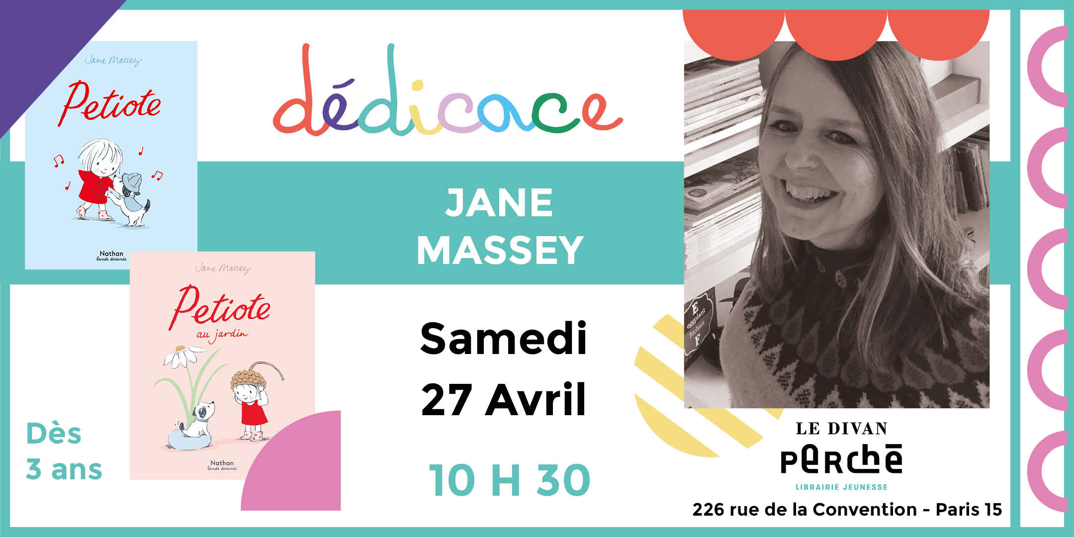 Librairie Le Divan Jeunesse Jane Massey
