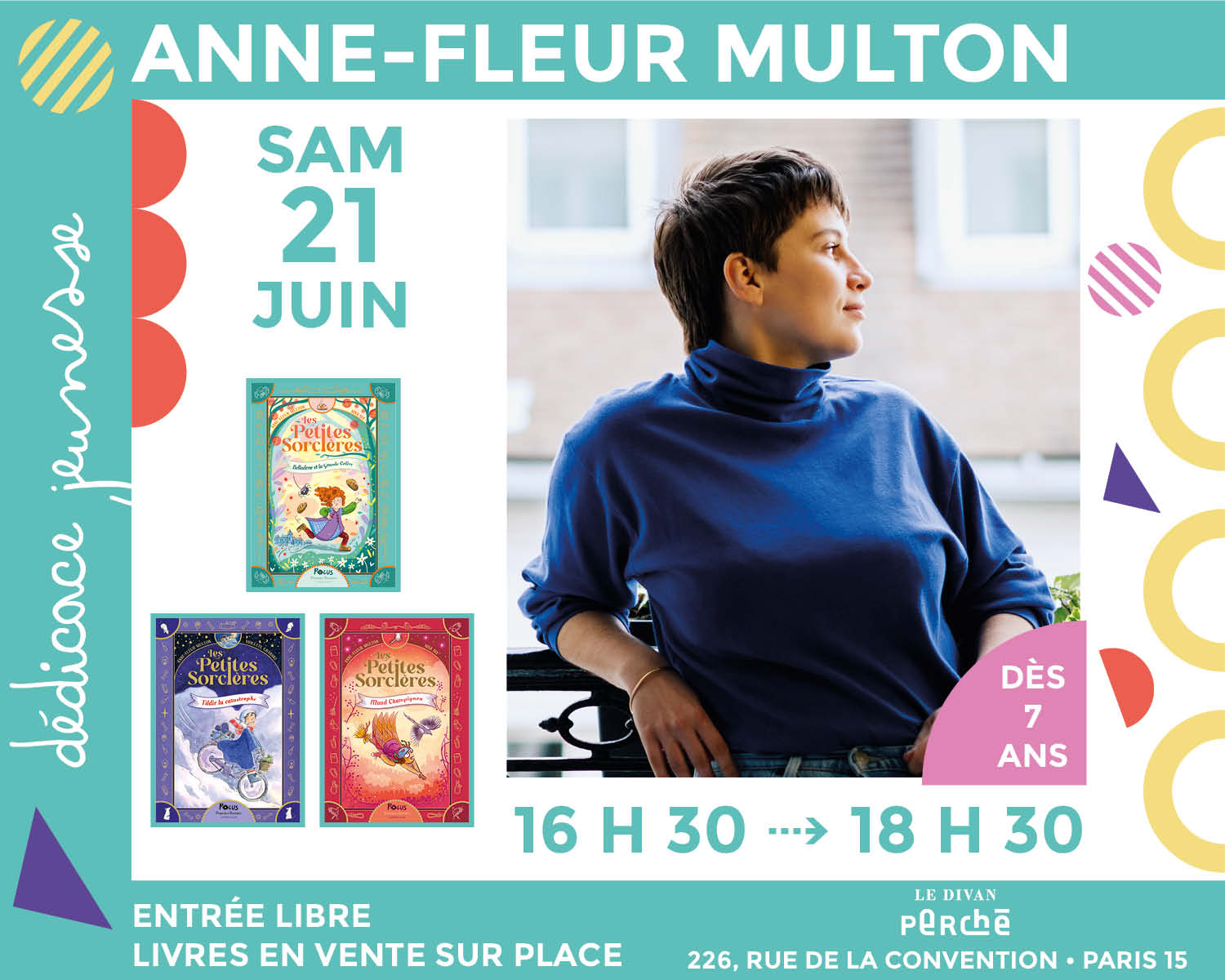Anne-Fleur Multon présente son roman « Les Petites Sorcières : Belladone et la Grande Colère »