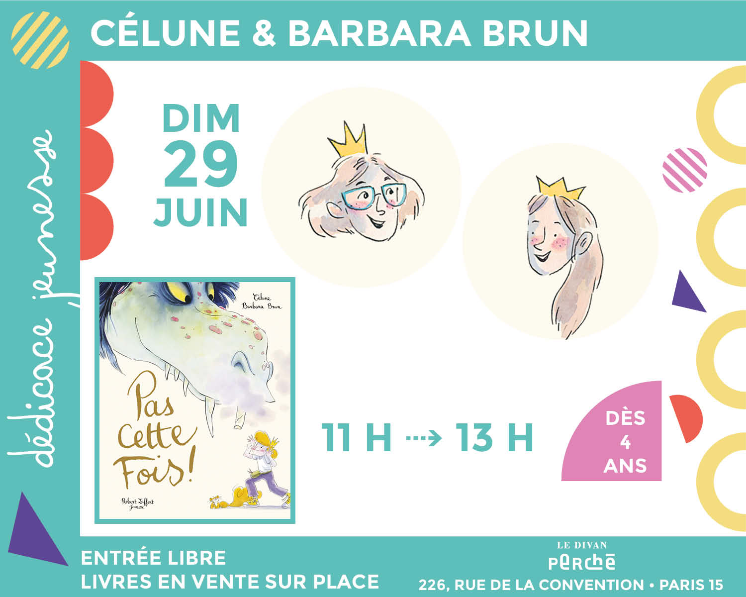 Célune & Barbara Brun présentent leur album « Pas cette fois ! »