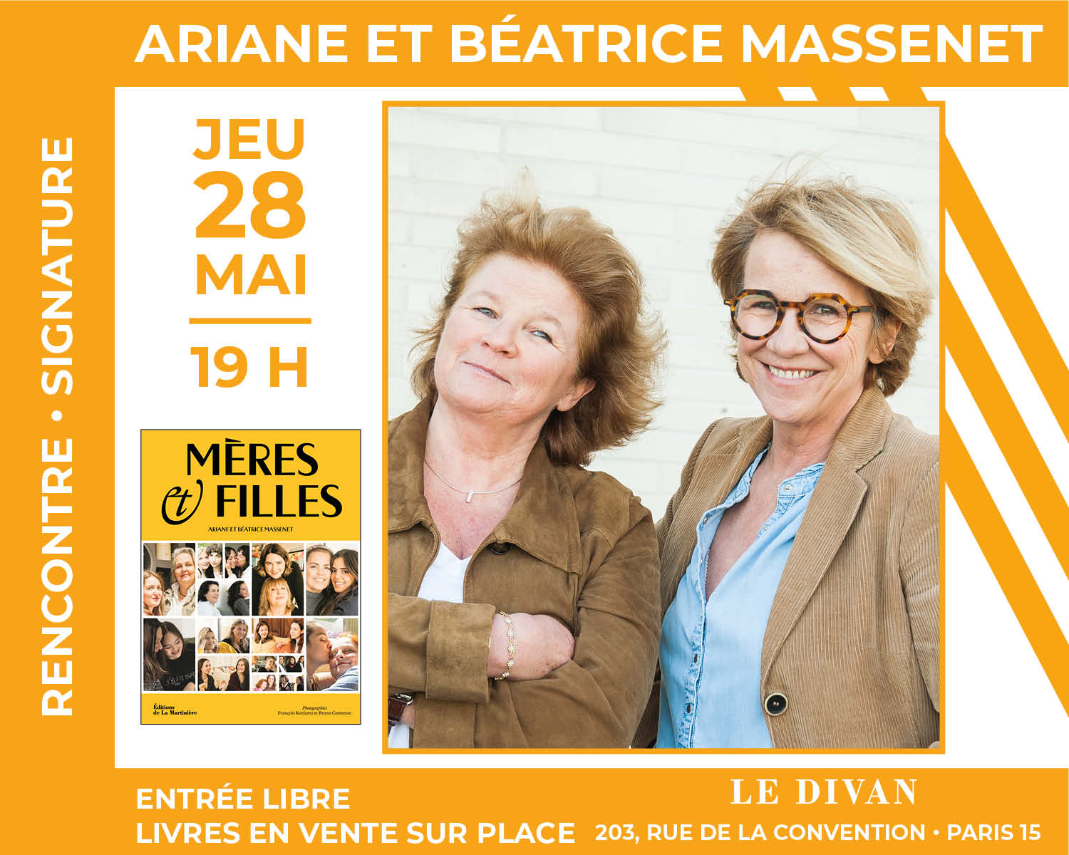 Ariane et Béatrice Massenet présentent « Mères et filles »