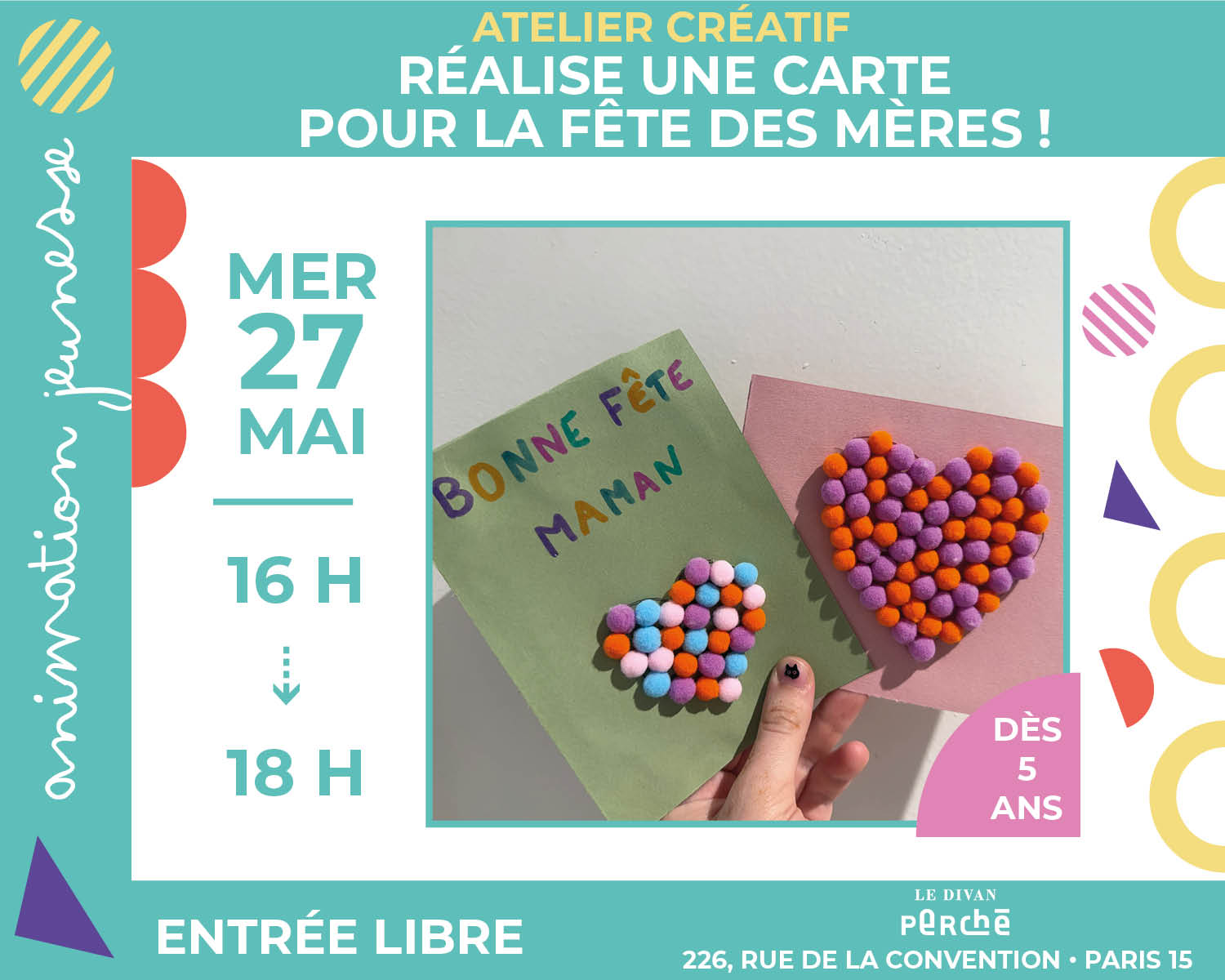 Atelier créatif pour la Fête des mères !