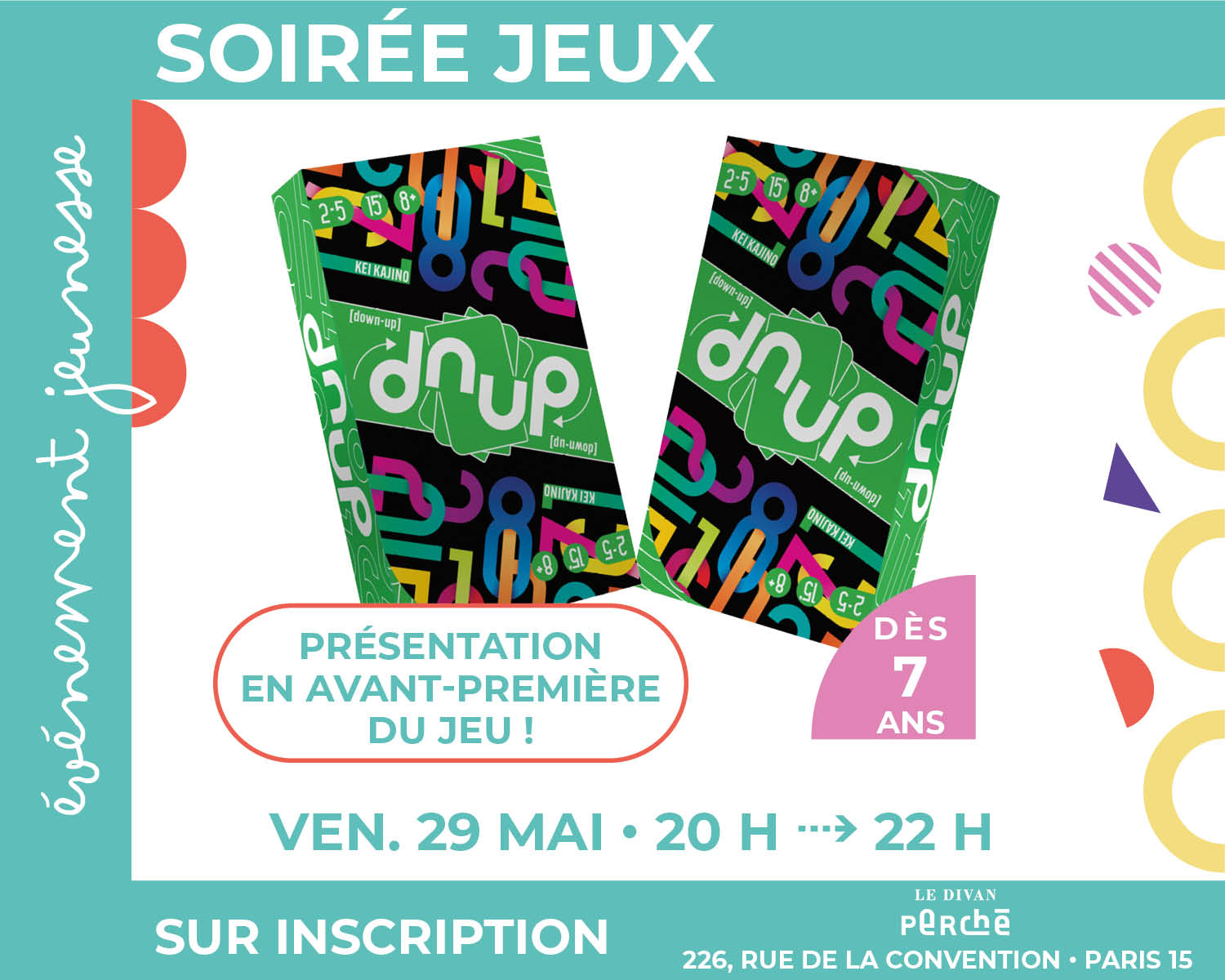 Soirée jeux au Divan Perché !
