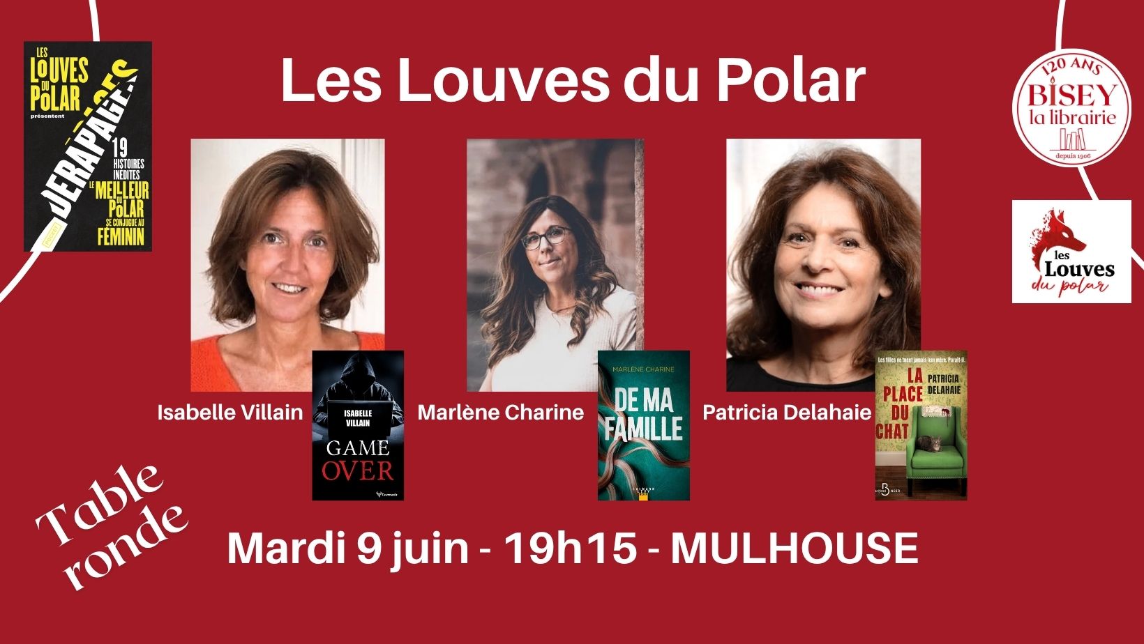 Table ronde polar - Les Louves du Polar