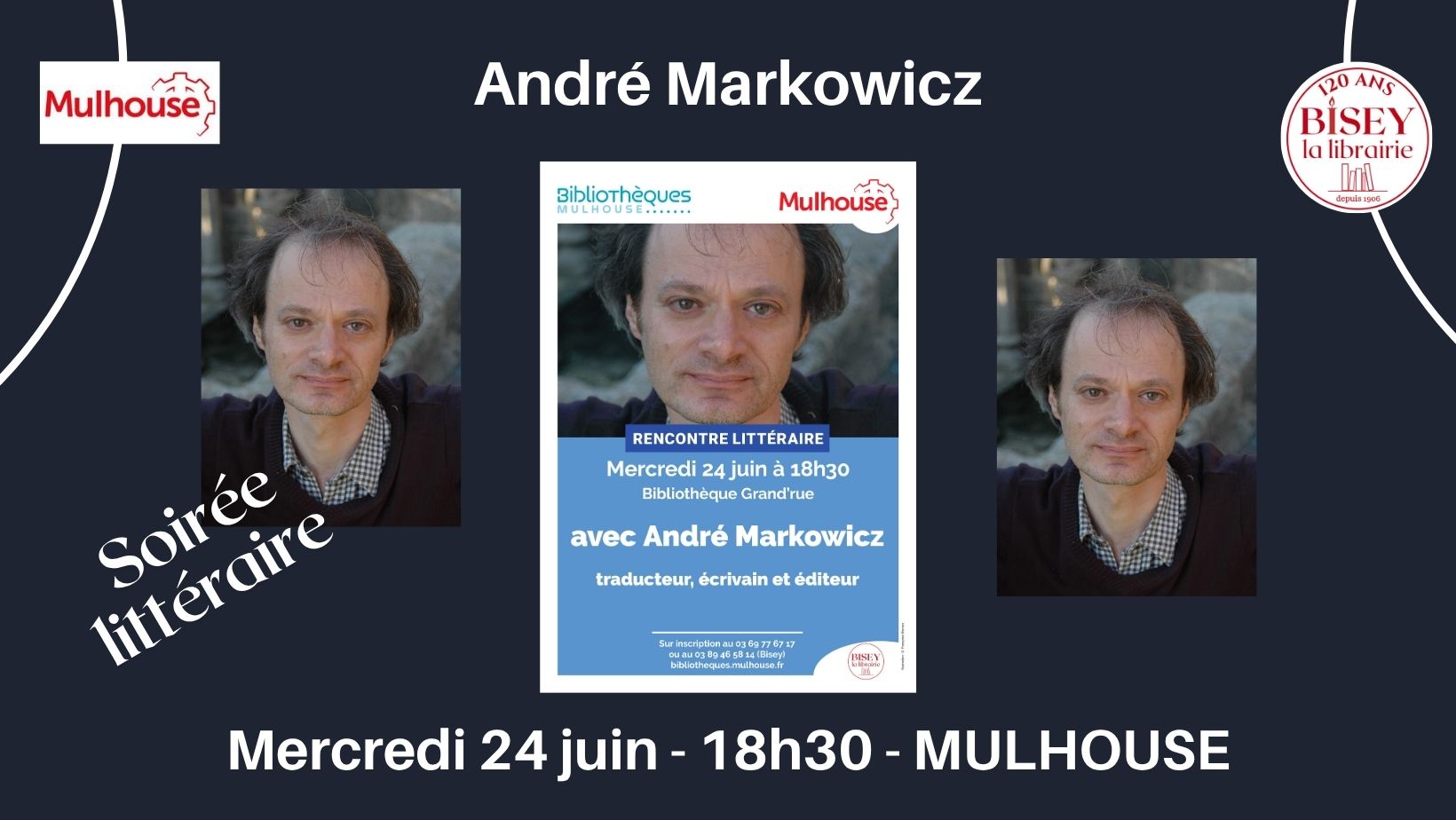 EVENEMENT - Soirée littéraire avec André Markowicz