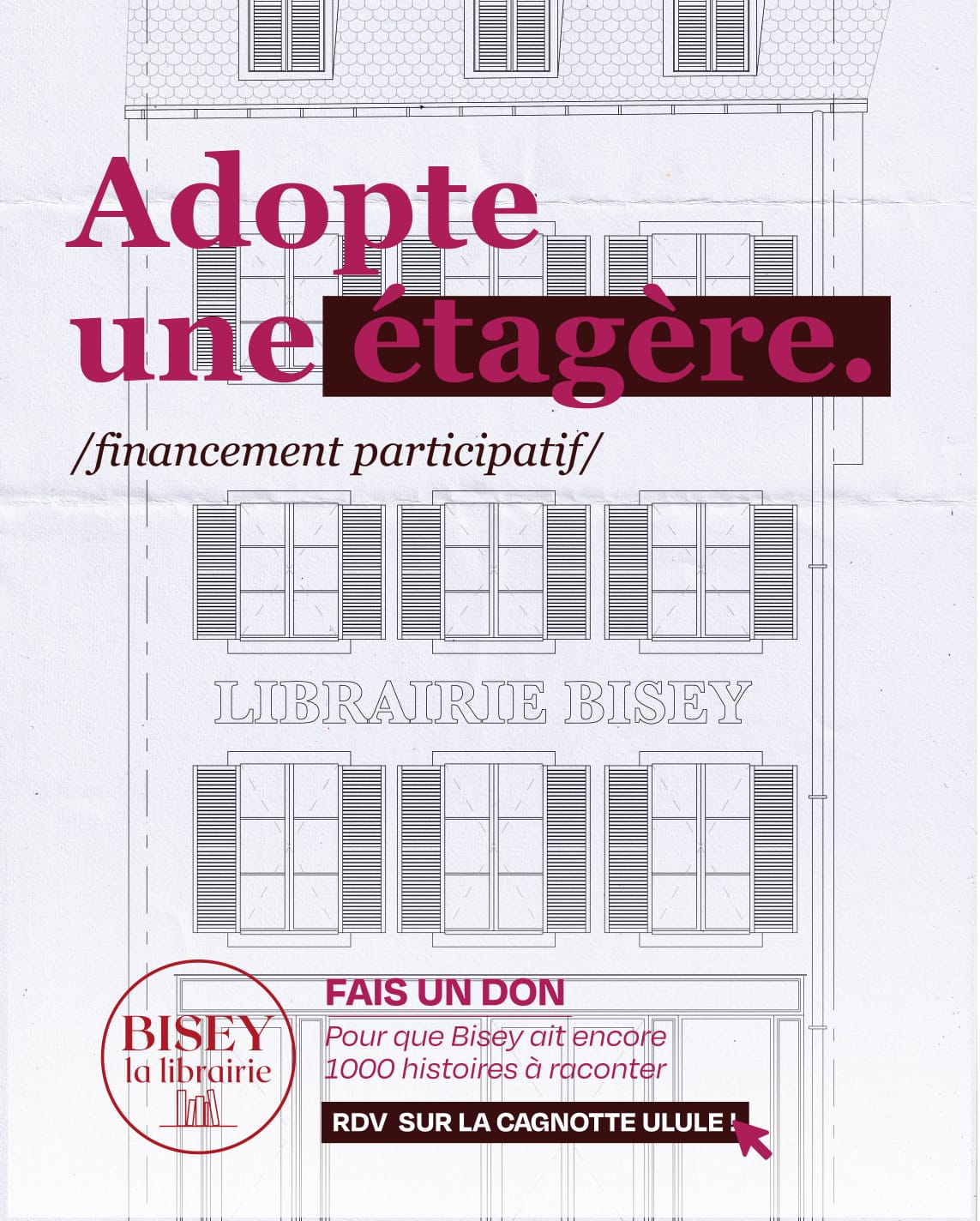 Adopte une Ã©tagÃ¨re ! Bisey a besoin de vous