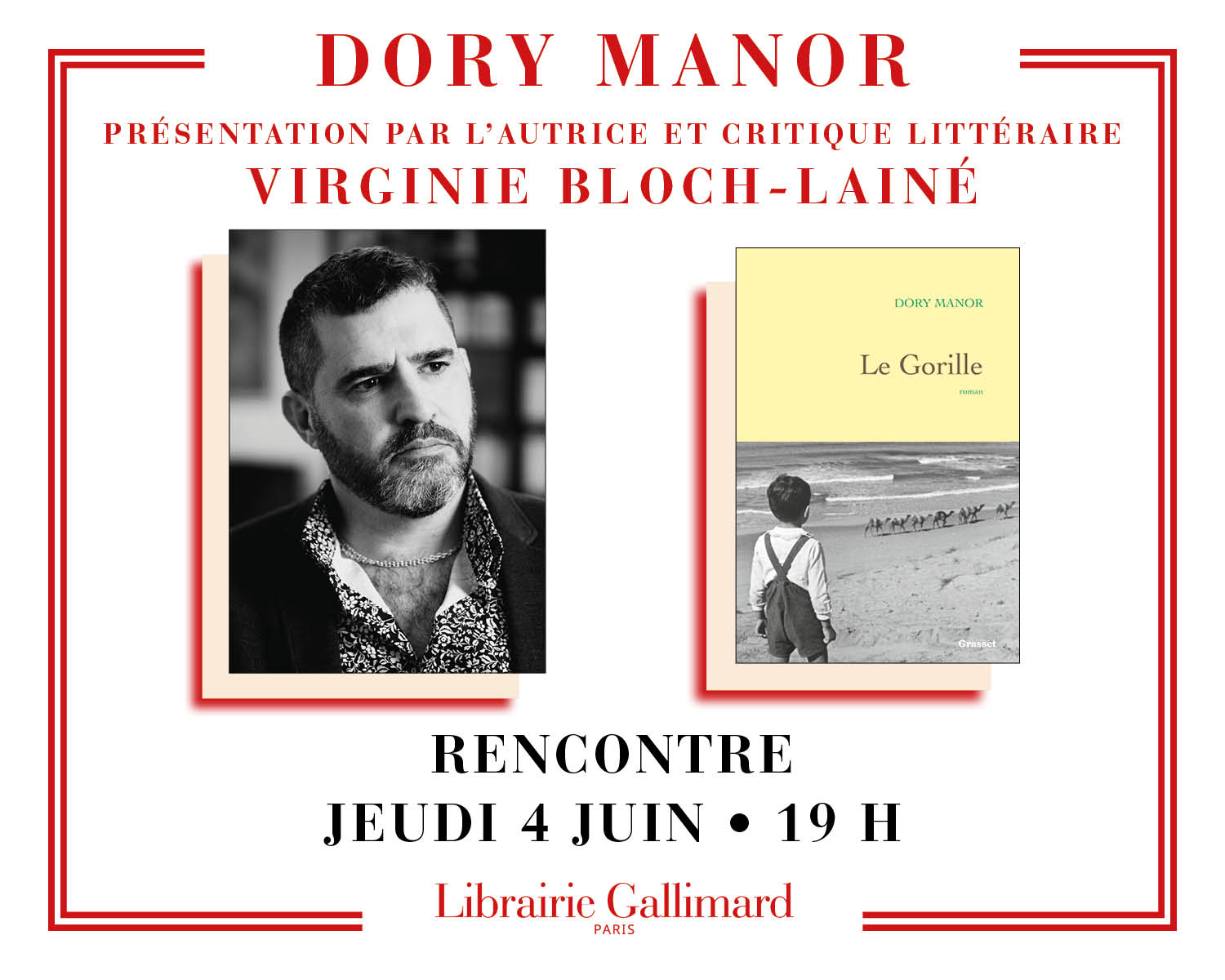 Dory Manor présente « Le Gorille » avec la complicité de Virginie Bloch-Lainé
