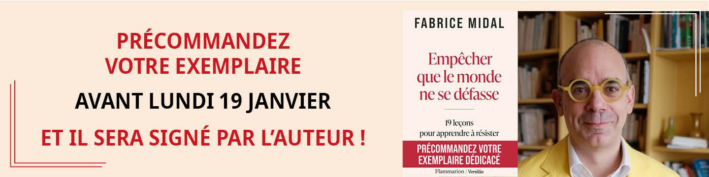 Précommandez  votre exemplaire avant lundi 19 janvier et il sera dédicacé !