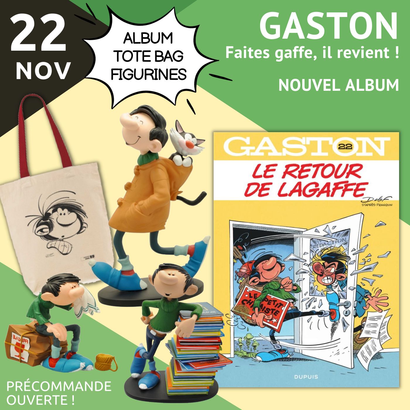 Ventes de BD : avec « Le Retour de Lagaffe », Gaston fait un carton ! - Le  Parisien