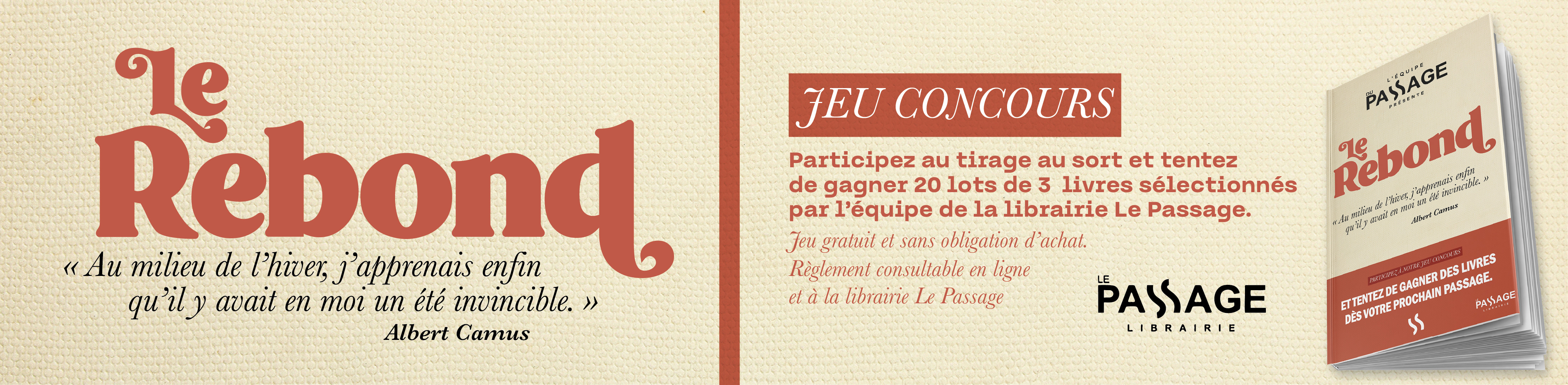 L'équipe du Passage vous présente "Le Rebond"