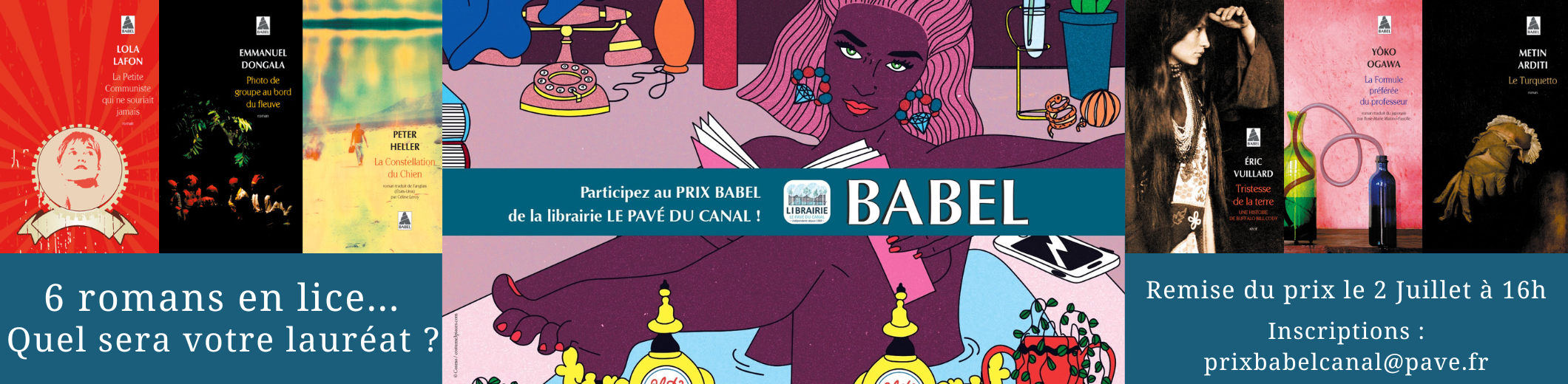 Participez au Prix Babel - Le PavÃ© du Canal !