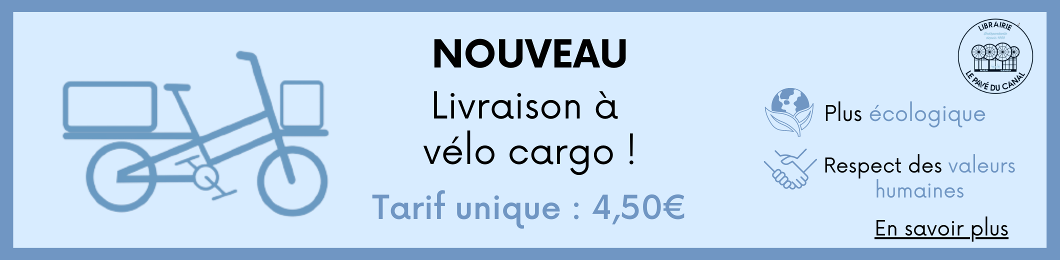 Livraison à vélo cargo