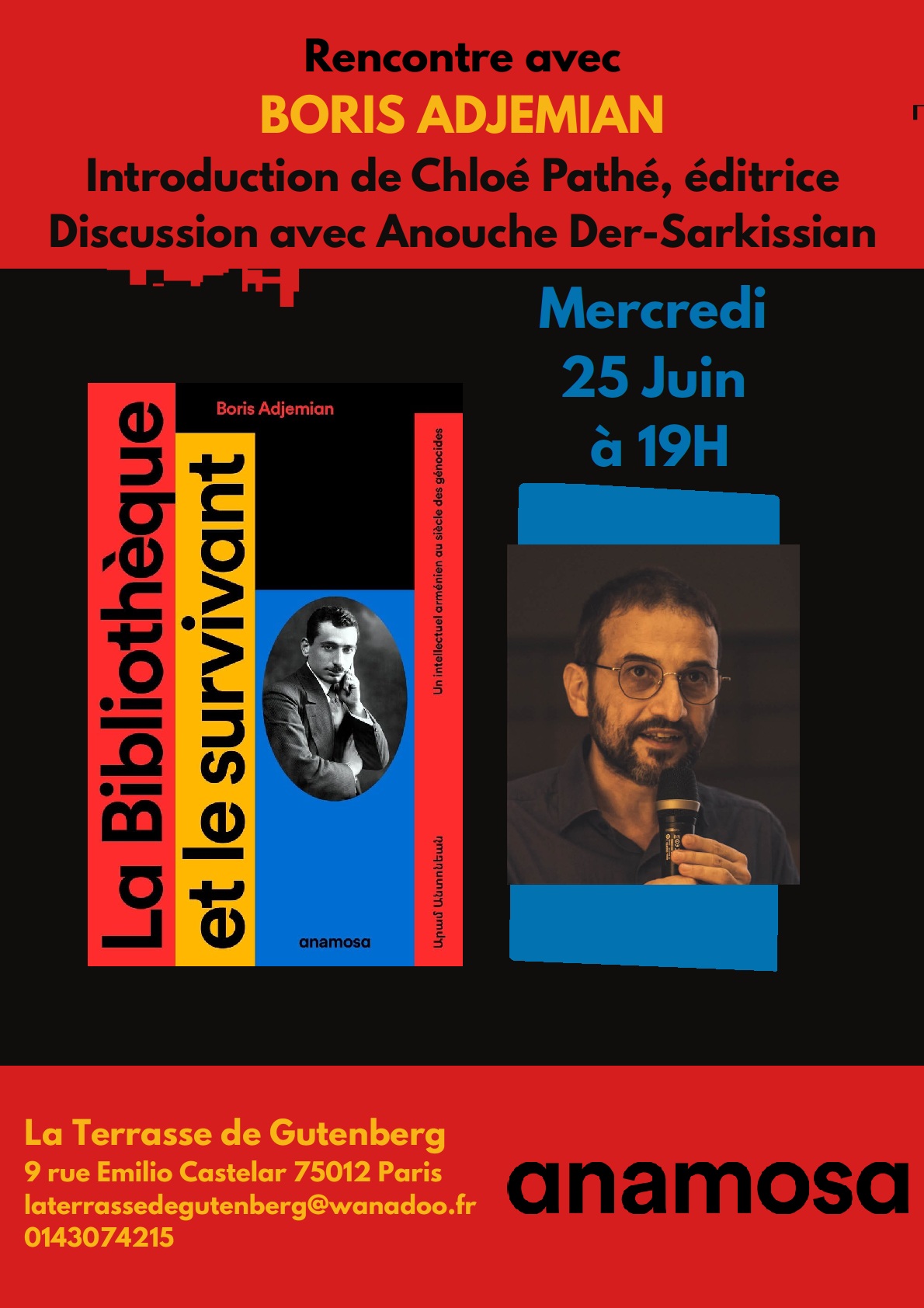 Rencontre avec BORIS ADJEMIAN