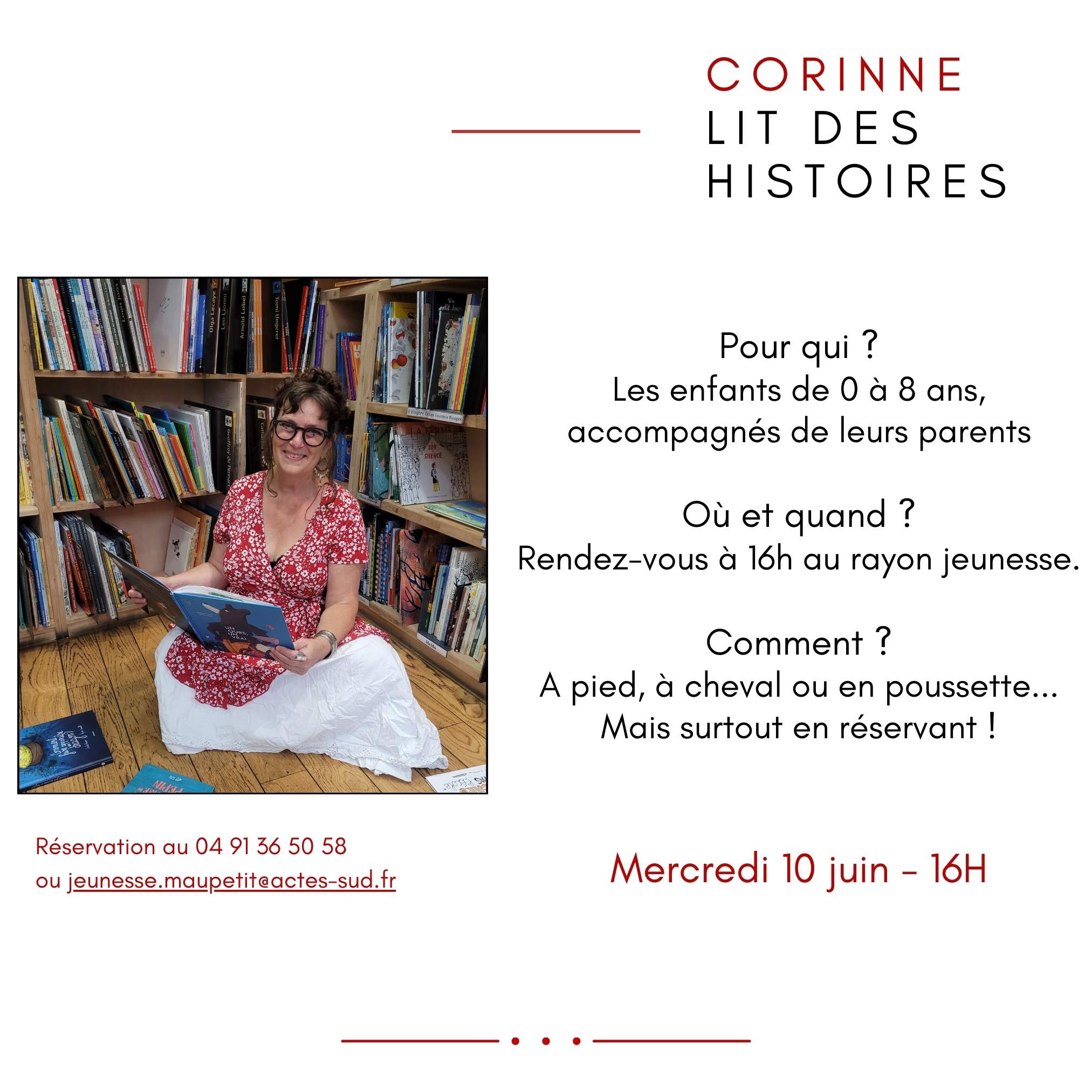 Corinne lit des histoires !