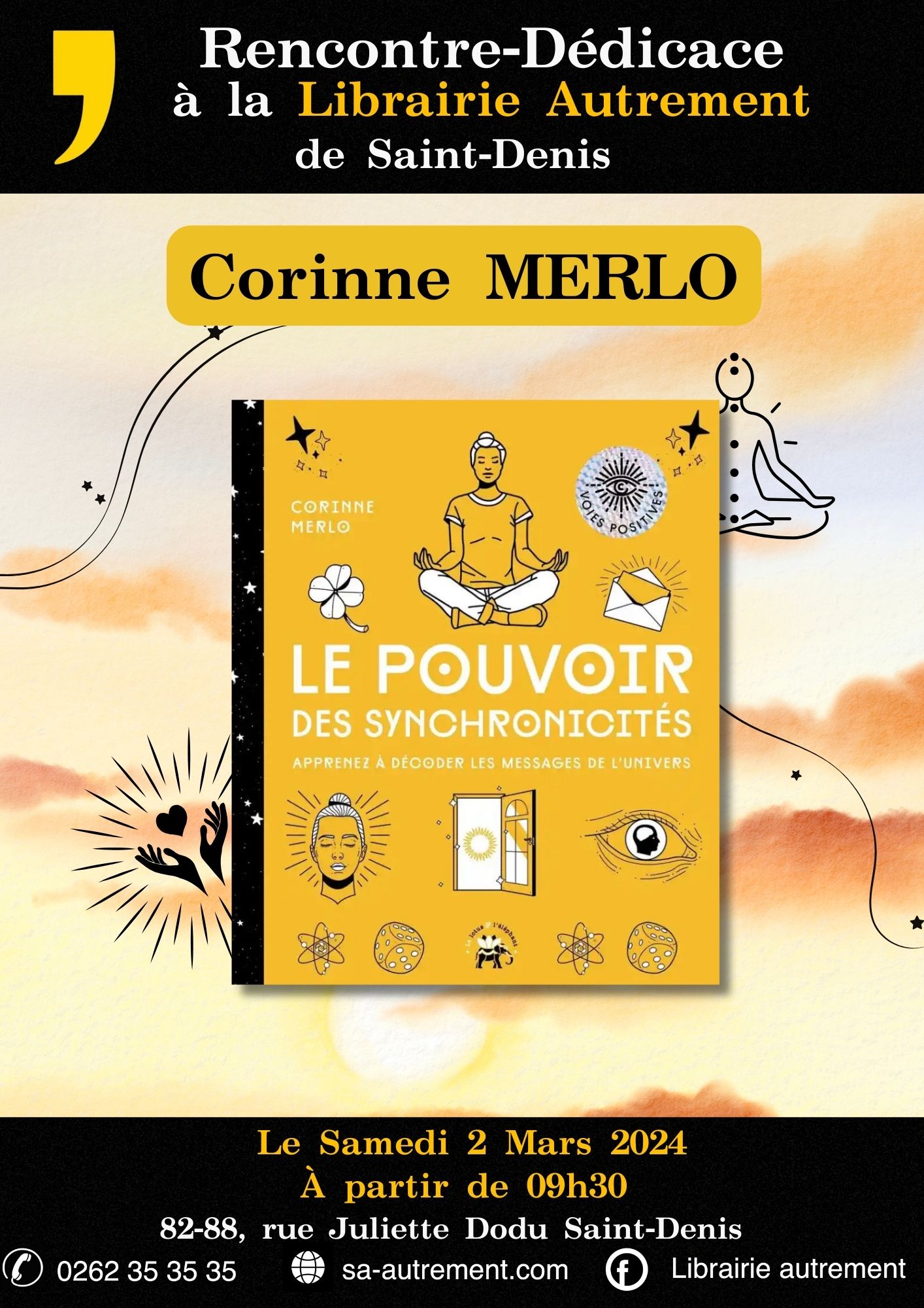 Événements et rencontres de Librairies Autrement ST DENIS Agenda