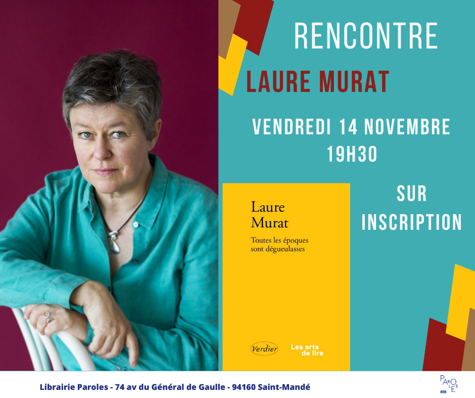 Rencontre et dédicace avec Laure Murat