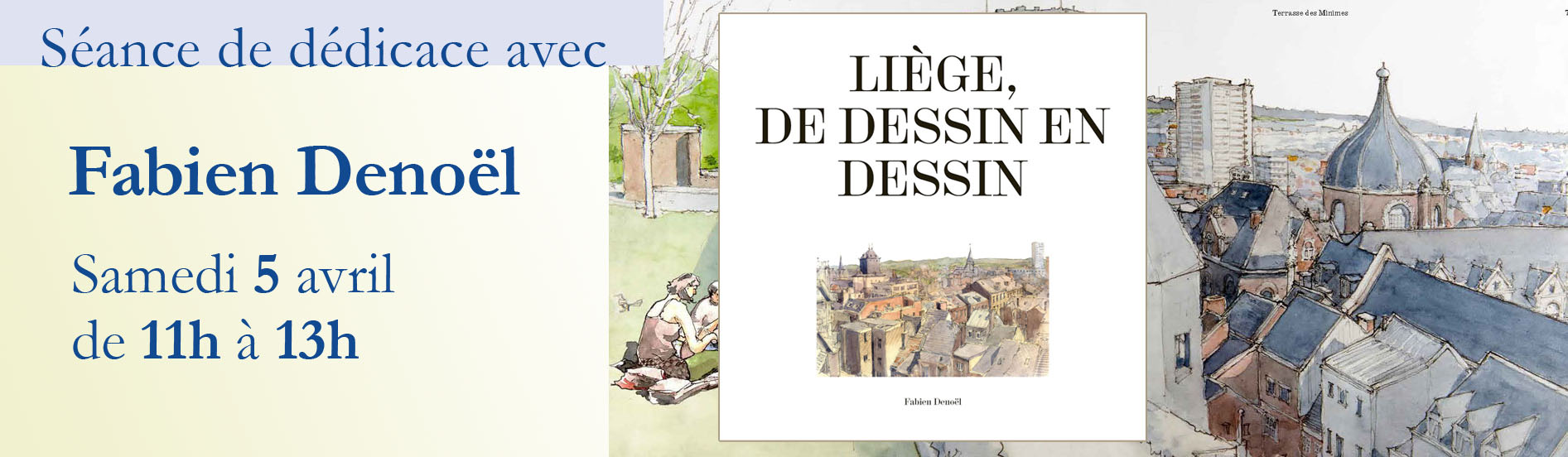 Dédicace avec Fabien Denoel