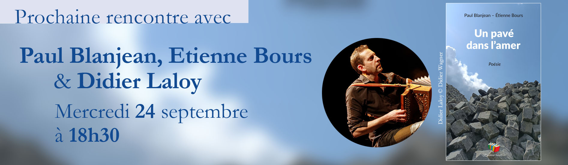 Lecture musicale avec Etienne Bours, Paul Blanjean et Didier Laloy