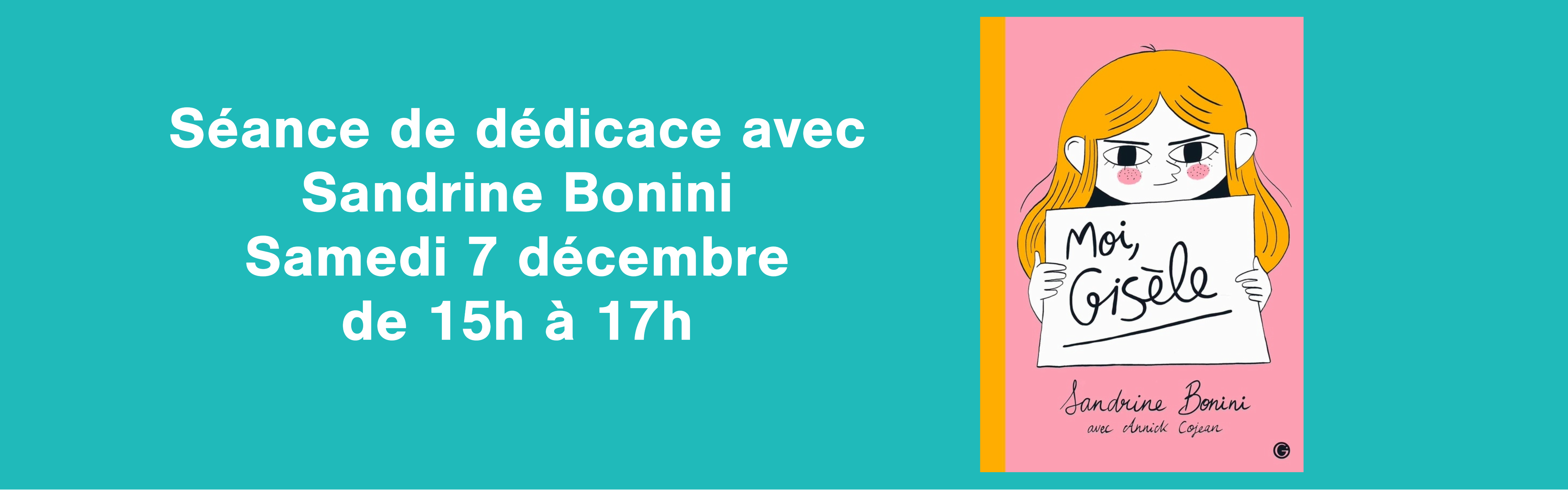 Sandrine Bonini dédicace