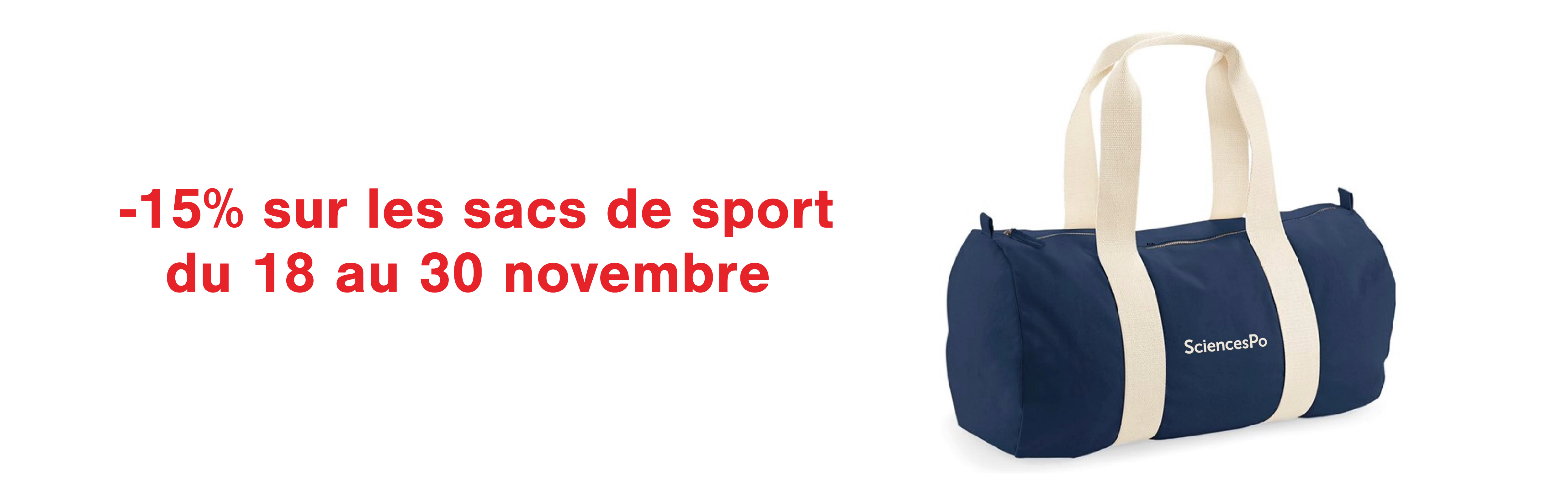 Sac de sport Sciences Po promotion 2024