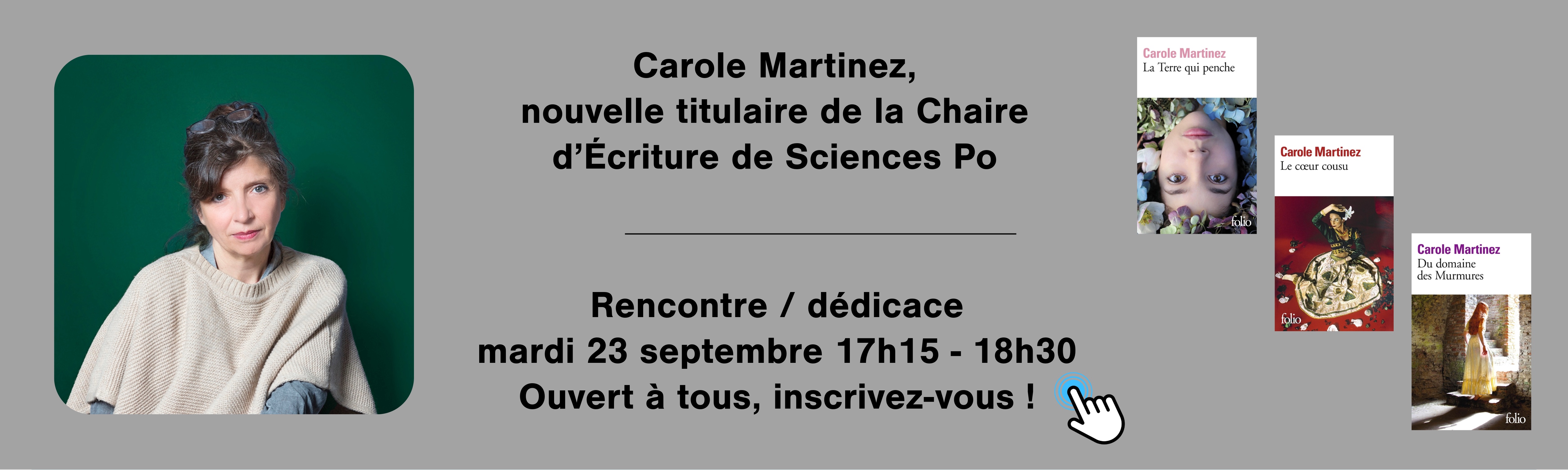 Carole Martinez en dédicace