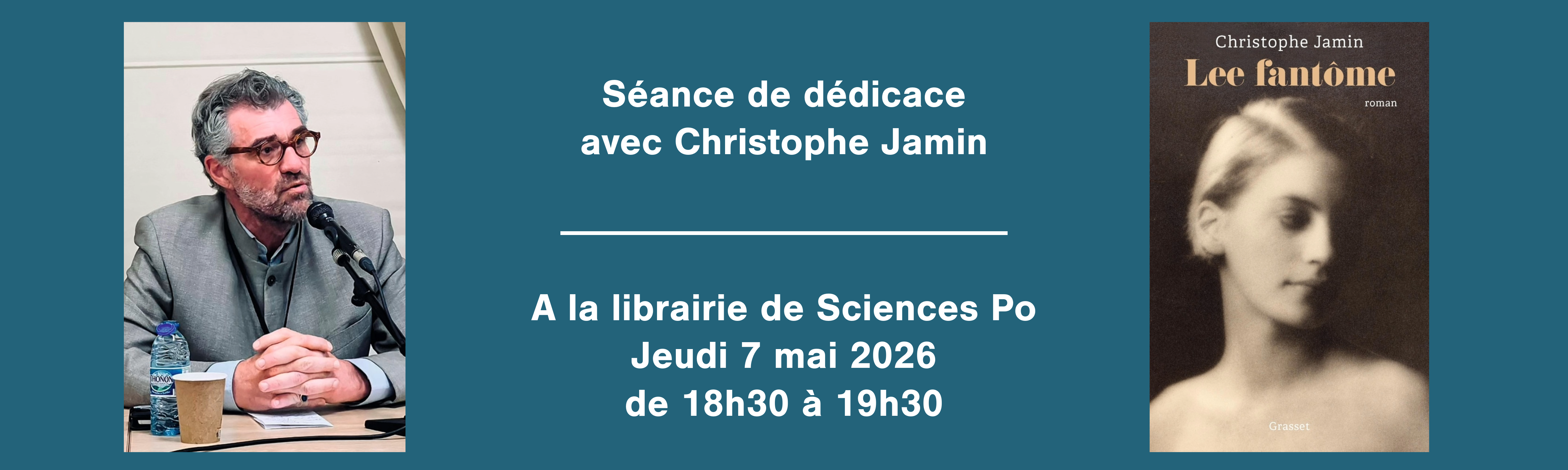 Dédicace avec Christophe Jamin