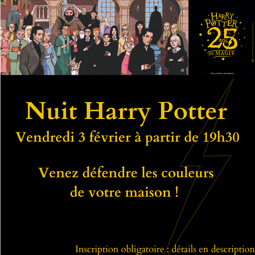 La Librairie Du Tramway - Nuit Harry Potter 2023 à La Librairie Du ...