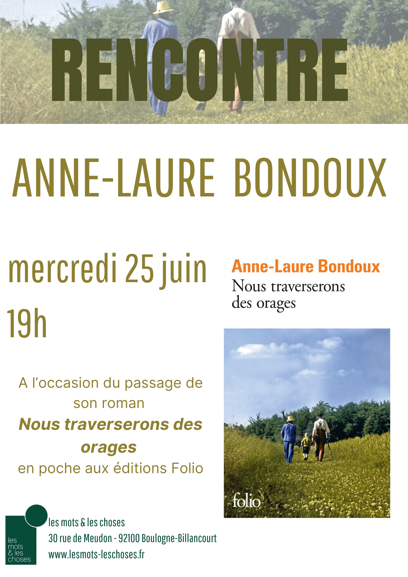 Rencontre avec Anne-Laure BONDOUX