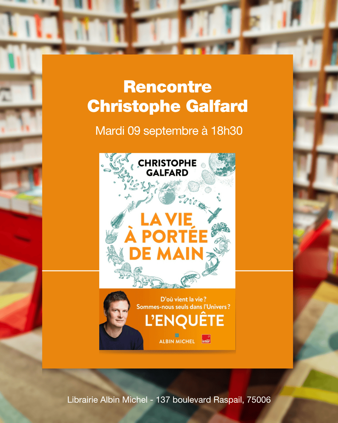 Rencontre avec Christophe Galfard