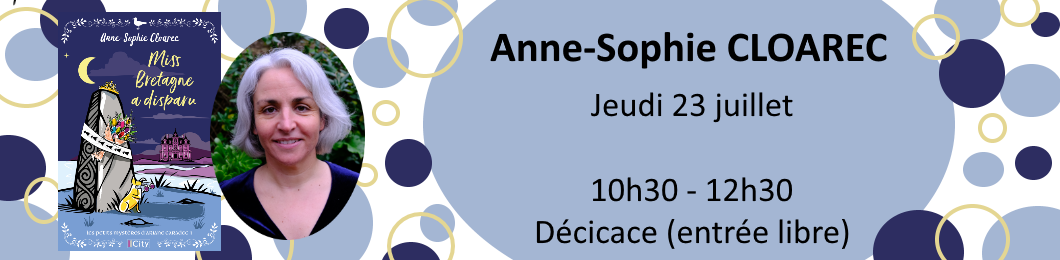 Anne-Sophie Cloarec en dédicace