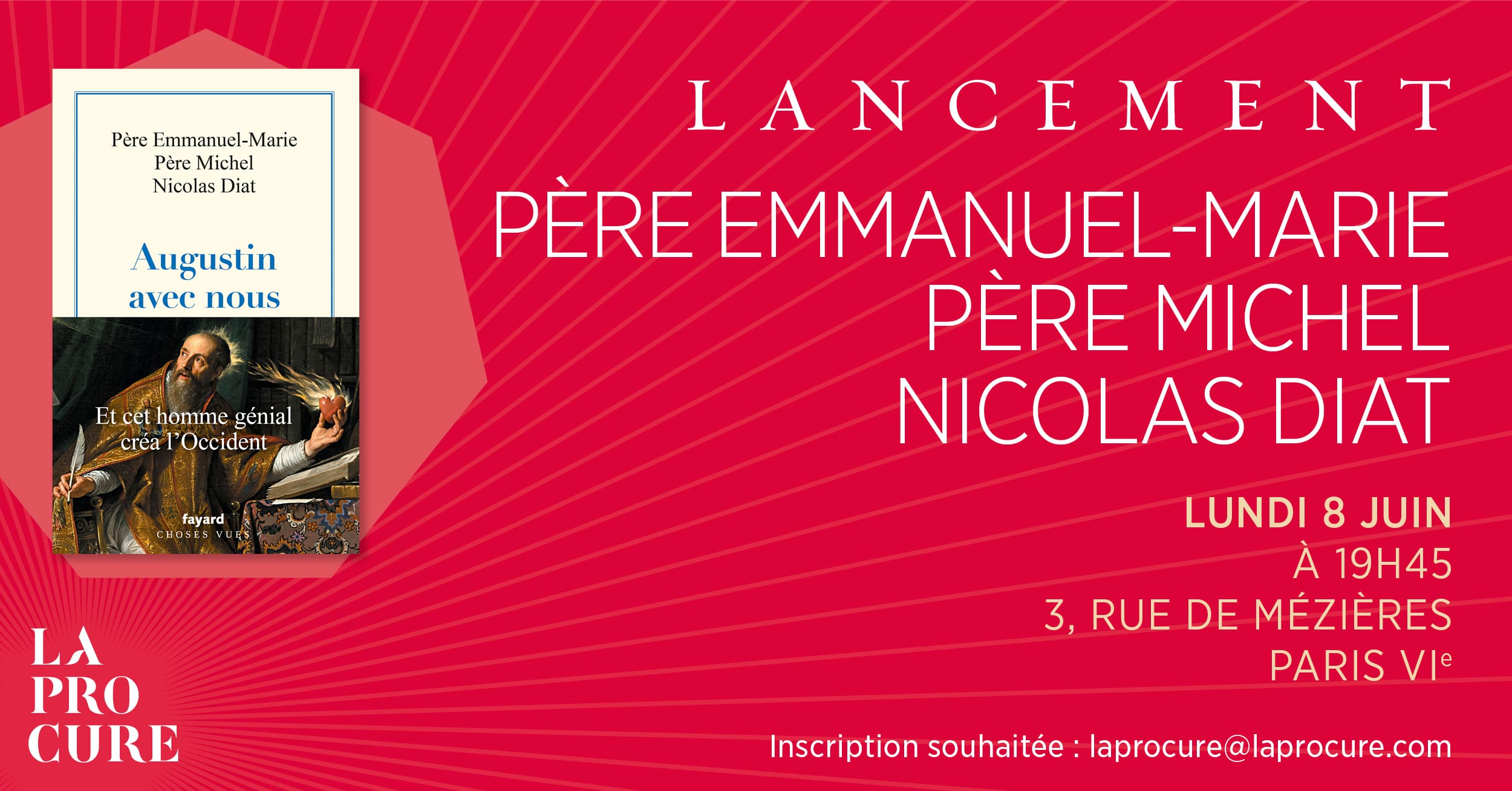 Père Emmanuel-Marie, Père Michel et Nicolas Diat